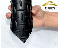 柳叶防滑绝缘胶垫